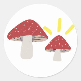 Sticker Rond Champagne