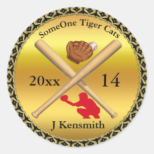 Sticker Rond Championnat de baseball de football professionnel