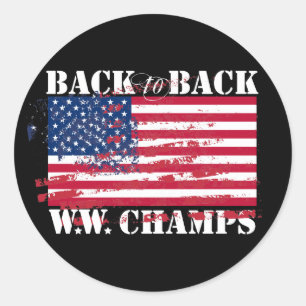 Sticker Rond Champions de la Guerre mondiale