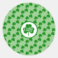 Chance trèfle Stick rond classique Saint Patrick