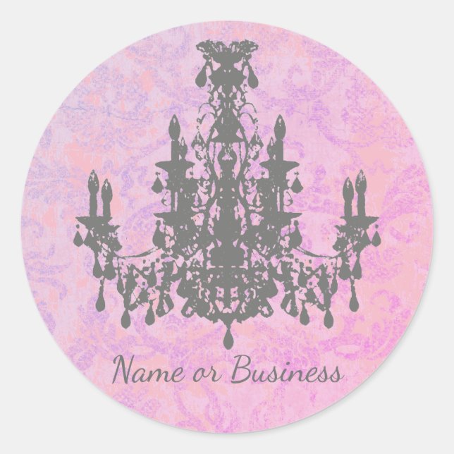 Sticker Rond Chandelier de coco - CHANGER DE COULEUR / FORME /  (Devant)