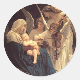 Sticker Rond Chant des Anges