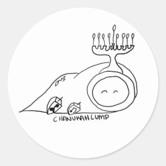 Sticker Rond Chanukah Lump