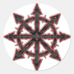 Sticker Rond Chaos
