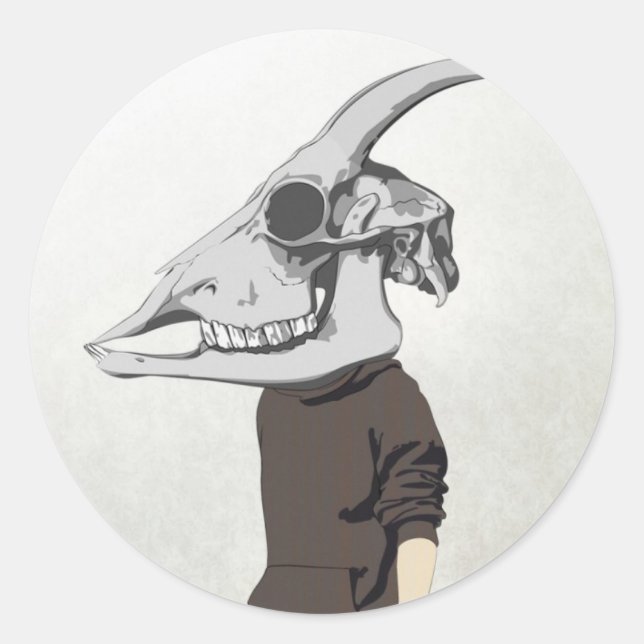 Sticker Rond chapeau (Devant)