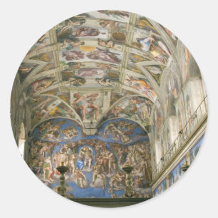 Sticker Rond Chapelle Sixtine du Vatican