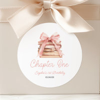 Chapitre un Nœud Rose Livres Fête d'anniversaire 1