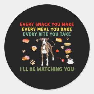 Sticker Rond Chaque collation que vous faites chaque repas que