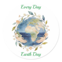 Chaque Jour Jour De La Terre Globe Floral Avec Les