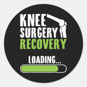 Sticker Rond Chargement de la chirurgie du genou - Remplacement