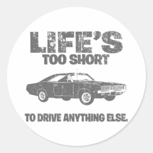 Sticker Rond Chargeur de 1969 Dodge Hemi