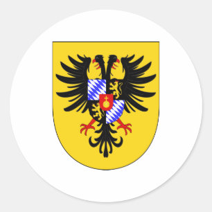 Sticker Rond Charles VII Armoiries impériales Manteau Saint-Emp