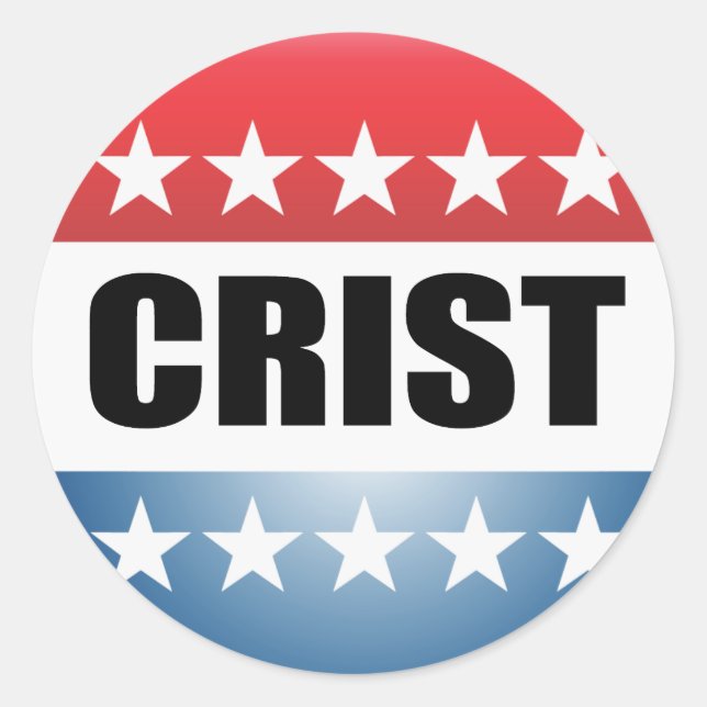 STICKER ROND CHARLIE CRIST (Devant)