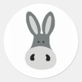 Sticker Rond Charlie Donkey