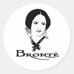 Sticker Rond Charlotte Bronte