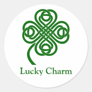 Sticker Rond Charme chanceux