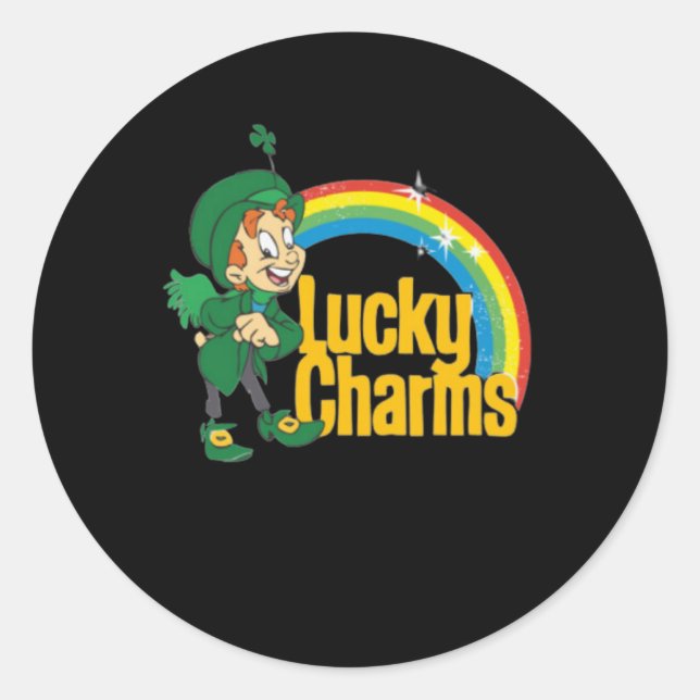 Sticker Rond Charms Lucky Charms Lucky Charms (Devant)
