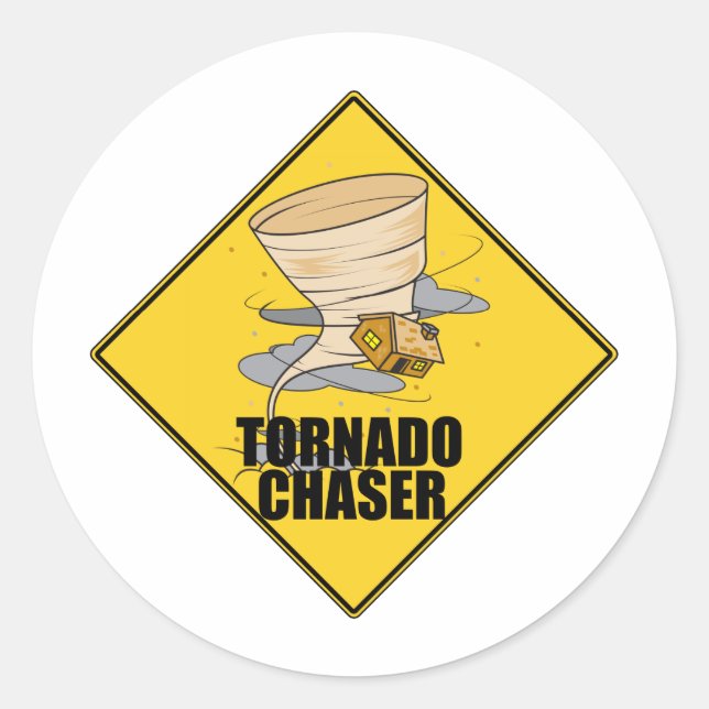 Sticker Rond Chaser Tornado (Devant)