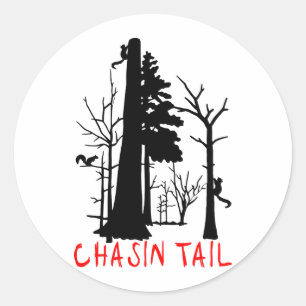 STICKER ROND CHASSE D'ÉCUREUIL
