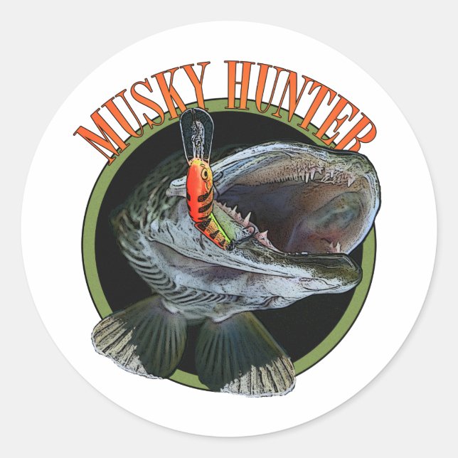 Sticker Rond Chasseur de mousseux 7 (Devant)