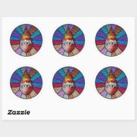 Chaste Heart of St. Joseph (Version en verre tendu