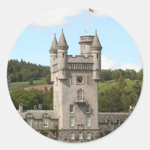 Sticker Rond Château de Balmoral, Ecosse, Royaume-Uni