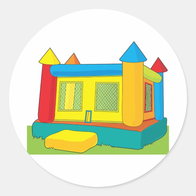 Sticker Rond Château de Bounce (Devant)