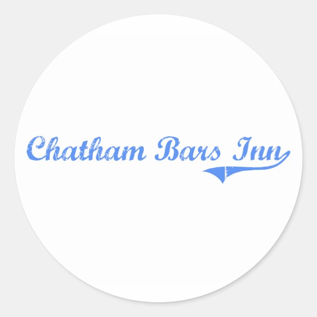Sticker Rond Chatham Bars Inn Massachusetts Design classique (Devant)