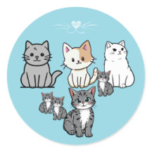 Chats de dessin animé