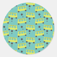 Chauffeur d'autobus scolaire Confettis jaunes Ense