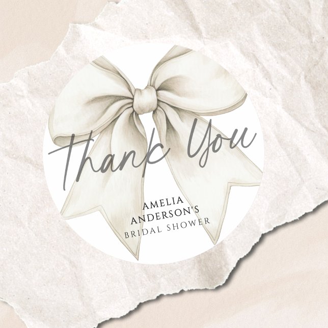 Sticker Rond Chaussures Attachant Le noeud Fête des mariées Bow (Créateur téléchargé)