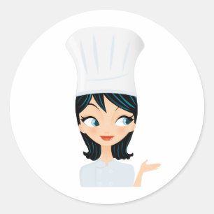 Sticker Rond Chef