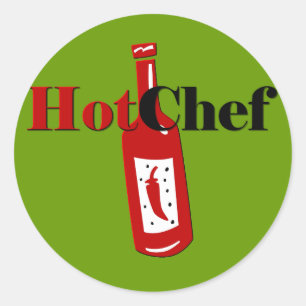 Sticker Rond Chef cuisinier