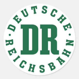 Sticker Rond Chemin de fer est-allemand - Deutsche Reichsbahn