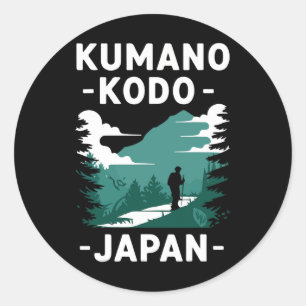 Sticker Rond Chemin de pèlerinage Kumano Kodo Japon