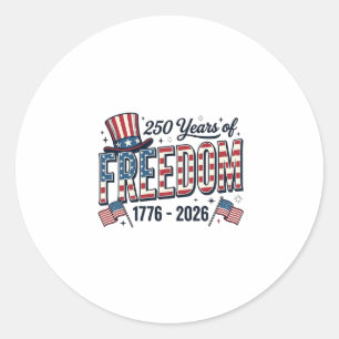 Sticker Rond Chemise commémorative patriotique 250 ans de liber