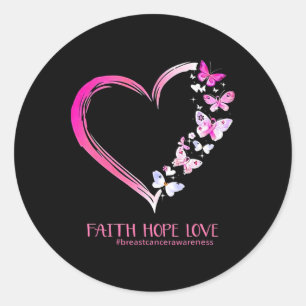 Sticker Rond Chemise contre le cancer du sein1