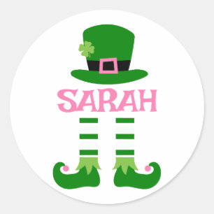 Sticker Rond Chemise de jour personnalisée Sarah St. Patrick