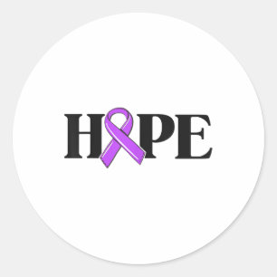 Sticker Rond Chemise Heimers Pour Femmes Violet Ribbon Sensibil