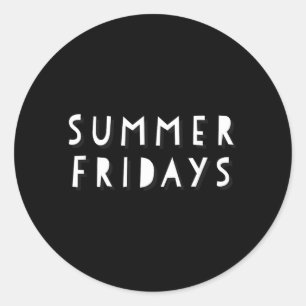 Sticker Rond Chemise Summer Fridays Hommes Femmes
