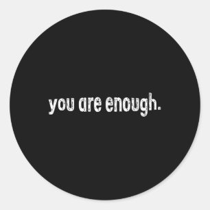 Sticker Rond Chère Personne Derrière Moi Le Monde Est Un Meille