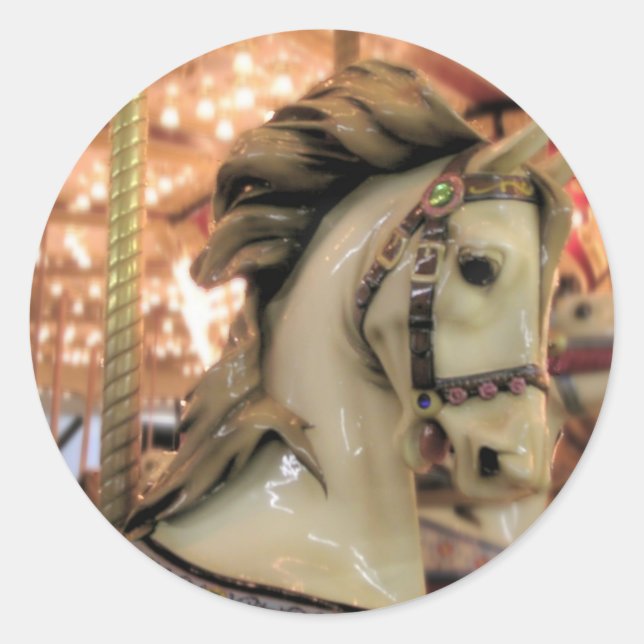 Sticker Rond cheval carrousel (Devant)