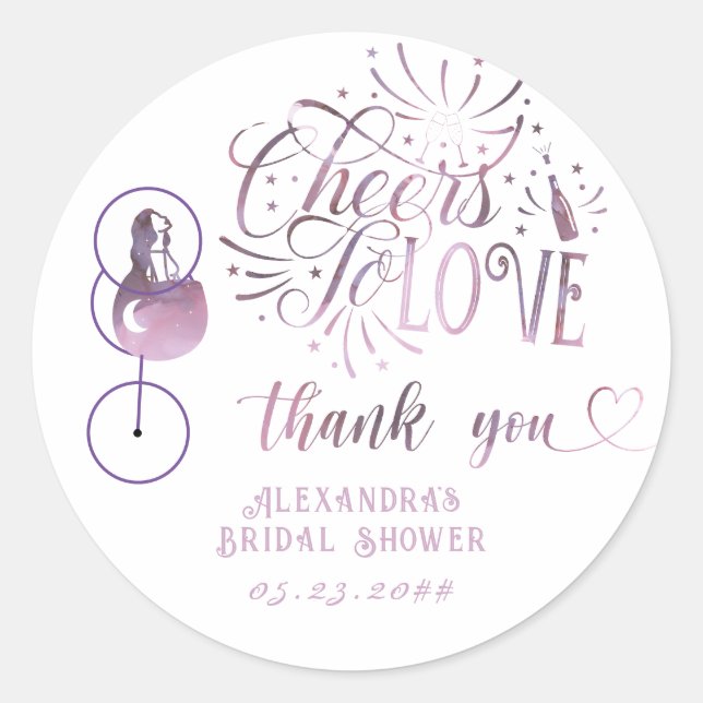 Sticker Rond Cheveux À L'Amour Dégustation De Vins Élégante Fêt (Devant)