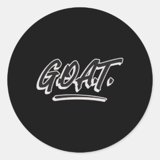 Sticker Rond Chèvre la plus grande