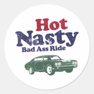 Sticker Rond Chevrolet 1970 Chevelle solides solubles 454