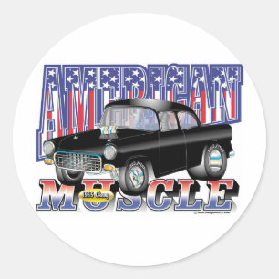 Sticker Rond Chevy 1955