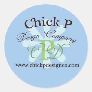 Sticker Rond ChickP Design Co Sticker3