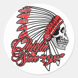 STICKER ROND CHIEFING DEPUIS 19XX