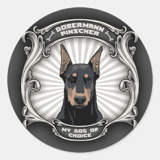 Sticker Rond Chien de choix