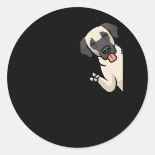 Sticker Rond Chien de Kangal